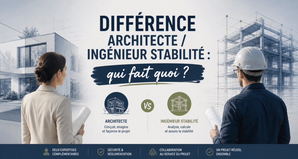 Différence entre architecte et ingénieur stabilité